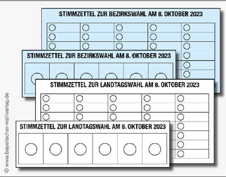 Wahlhelfer gesucht – für die Landtags- und Bezirkswahl am 8.10.2023